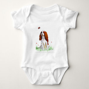 Cavalier King Charles Spanier CKC Baby Strampler