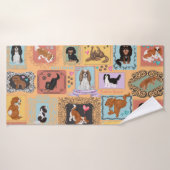 Cavalier King Charles Spanisch Handtuch Badehandtuch (Badehandtuch)