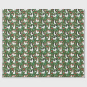Cavalier King Charles Spanisch Wrapping Paper Geschenkpapier (Flach)