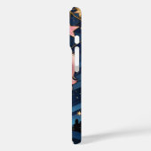 Cavalier King Charles Stains Glas Pink Stars Case-Mate iPhone Hülle (Rückseite / Links)