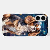 Cavalier King Charles Stared Glass Night Sky Star Case-Mate iPhone Hülle (Rückseite (Horizontal))