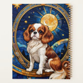 Cavalier King Charles Stared Glass Sky Stars Planer (Rückseite)