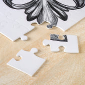 Cavalier King Charles Victorian Etching Valentine Puzzle (Seite)