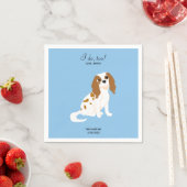 Cavalier King Charles Wedding Cocktail Napkins Serviette (Beispiel)