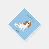 Cavalier King Charles Wedding Cocktail Napkins Serviette (Ecke)