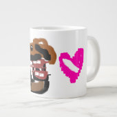 Cavalier King Charles zu niedlich Jumbo-Tasse (Vorderseite Rechts)