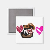 Cavalier King Charles zu niedlich Magnet (Vorderseite/Rückseite)