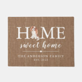 Cavalier King Charles Zuhause Sweet Zuhause Doorma Fußmatte (Vorderseite)