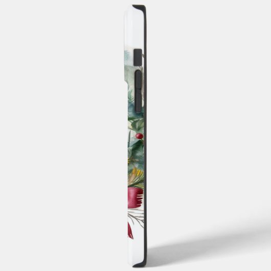 Cavalier King Christmas Wreath Festivals Case-Mate iPhone Hülle (Rückseite / Links)