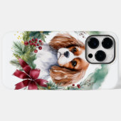 Cavalier King Christmas Wreath Festivals Case-Mate iPhone Hülle (Rückseite (Horizontal))