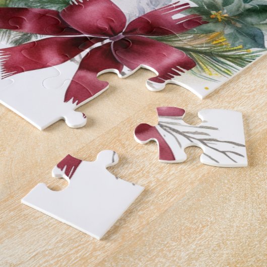 Cavalier King Christmas Wreath Festivals Puzzle (Seite)