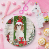 Cavalier King Dog Christmas Pappteller (Party)