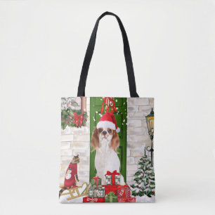 Cavalier King Dog Christmas Tasche
