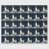 Cavalier King Dog Halloween Lkw Beängstigende Nach Geschenkpapier (Flach)