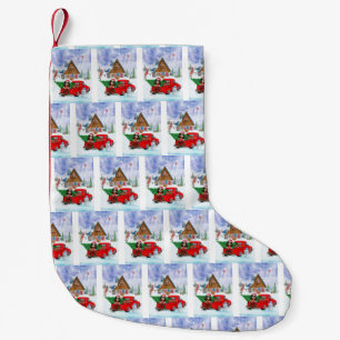 Cavalier King Dog in Christmas Delivery Truck Schn Kleiner Weihnachtsstrumpf