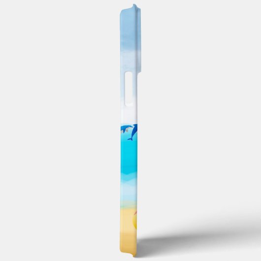 Cavalier King Dog on Beach Case-Mate iPhone Hülle (Rückseite / Rechts)