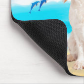 Cavalier King Dog on Beach Mousepad (Ecke)