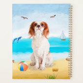 Cavalier King Dog on Beach Planer (Rückseite)