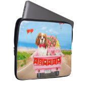Cavalier King Dog Valentine's Day Lkw Herz Laptopschutzhülle (Vorne Rechts)