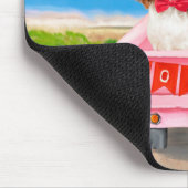 Cavalier King Dog Valentine's Day Lkw Herz Mousepad (Ecke)