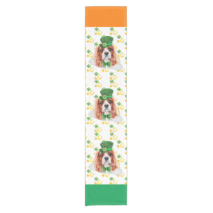 Cavalier King Feiertags-Heimdekoration St. Patrick Kurzer Tischläufer