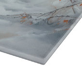 Cavalier King Let It Snow Christmas gebürstet Schneidebrett (Ecke)