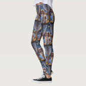 Cavalier King mit Weihnachtsbeleuchtung Urlaub Leggings