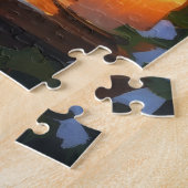 Cavalier King mit Weihnachtsbeleuchtung Urlaub Puzzle (Seite)