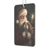 Cavalier King mit Weihnachtsfeiertag Autolufterfrischer (Links)