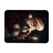 Cavalier King mit Weihnachtsfeiertag Magnet (Horizontal)