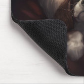 Cavalier King mit Weihnachtsfeiertag Mousepad (Ecke)