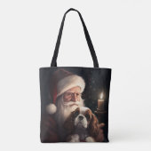 Cavalier King mit Weihnachtsfeiertag Tasche (Rückseite)