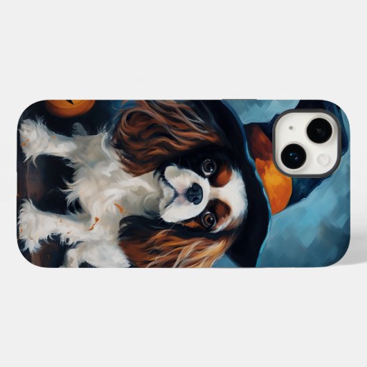 Cavalier King Pumpkins Halloween Beängstigend Case-Mate iPhone Hülle (Rückseite (Horizontal))