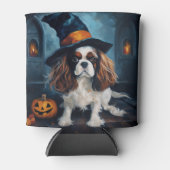 Cavalier King Pumpkins Halloween Beängstigend Dosenkühler (Vorderseite)