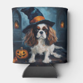 Cavalier King Pumpkins Halloween Beängstigend Dosenkühler (Rückseite)