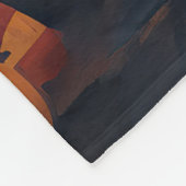 Cavalier King Pumpkins Halloween Beängstigend Fleecedecke (Ecke)