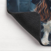 Cavalier King Pumpkins Halloween Beängstigend Mousepad (Ecke)
