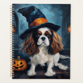 Cavalier King Pumpkins Halloween Beängstigend Planer (Vorderseite)