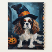 Cavalier King Pumpkins Halloween Beängstigend Planer (Rückseite)