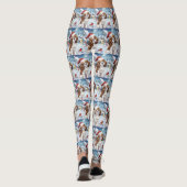 Cavalier King Winter Wonderland Christmas Joy Leggings (Rückseite)