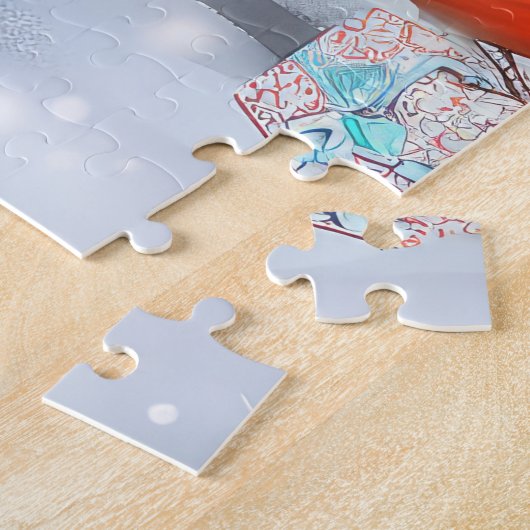 Cavalier King Winter Wonderland Christmas Joy Puzzle (Seite)