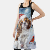 Cavalier King Winter Wonderland Christmas Joy Schürze (InSitu)