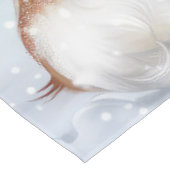 Cavalier King Winter Wonderland Christmas Joy Tischdecke (Schrägansicht)