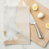 Cavalier König Charles Spaniel Original Malerei Handtuch (Viertel Falte)