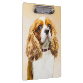 Cavalier König Charles Spaniel Original Malerei Klemmbrett (Rechts)