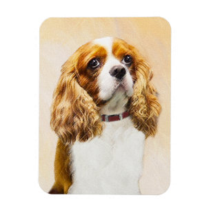 Cavalier König Charles Spaniel Original Malerei Magnet
