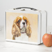 Cavalier König Charles Spaniel Original Malerei Metall Brotdose (Beispiel)