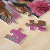 cavalier König Charles spaniel PUZZLE | Schwarz un (Seite)