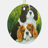 Cavalier König Charles Spaniel Weihnachtsschmuck (Links)