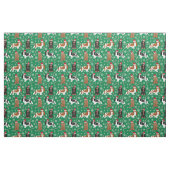 Cavalier König Charles Spaniel Zuckerrohrgrün Stoff (Fat Quarter (45,7 x 55,9 cm))